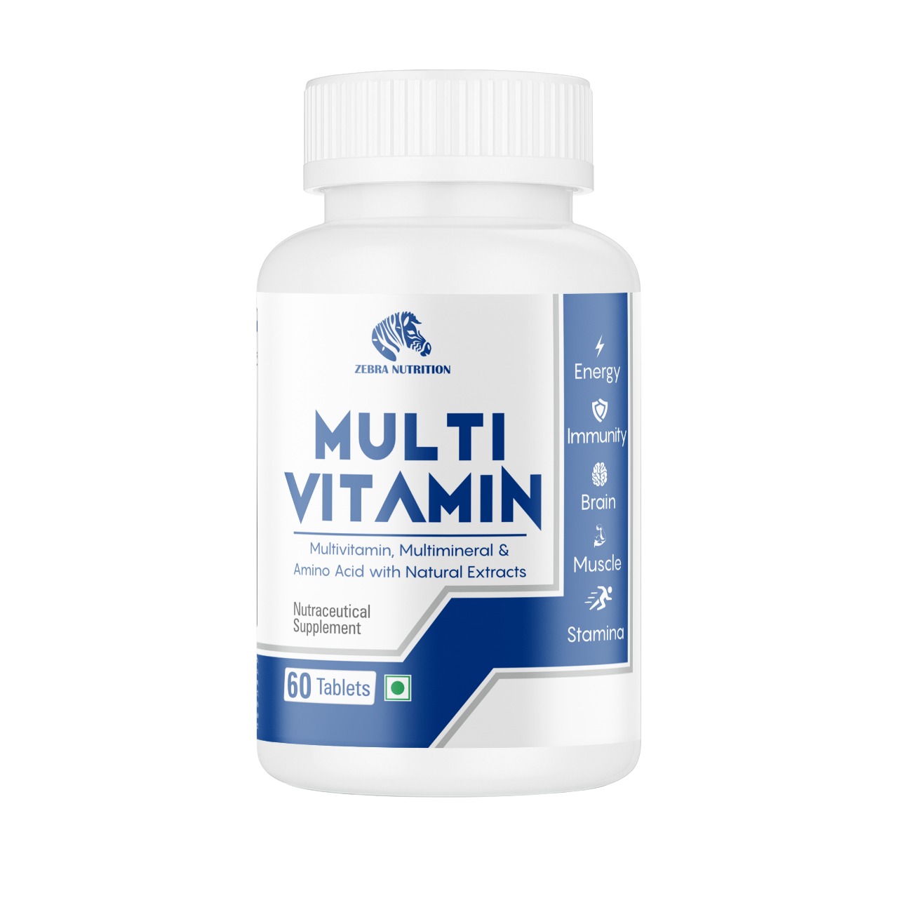 Zebra Nutrition Multi Vitamin 60 Tablets